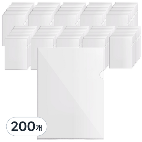 코멧 A4 L홀더, 투명, 200개