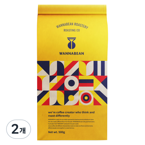 워너빈 탄자니아 노스 AA, 모카포트, 500g, 2개