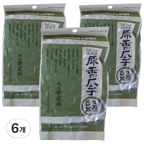 챠챠 해바라기씨, 260g, 6개