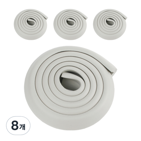 ECOM 모서리 보호대 일반 그레이, 8개
