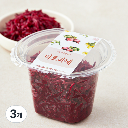 저스트그린 비트 라페, 200g, 3개