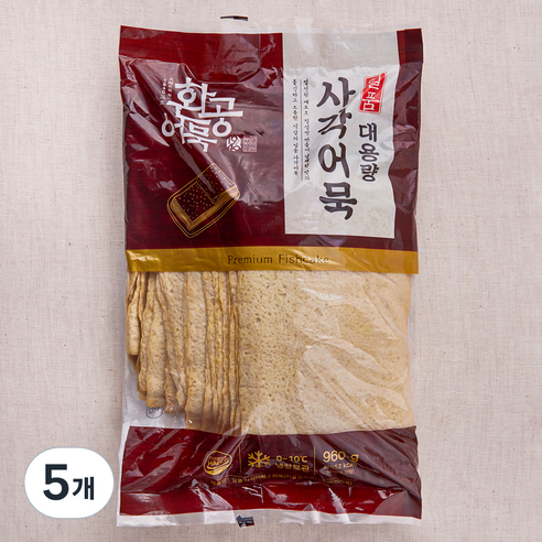 환공어묵 일품 대용량 사각어묵 30개입, 960g, 5개