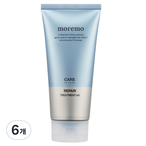 모레모 포 맨 탈모 두피 케어 리페어 트리트먼트 R, 6개, 180ml
