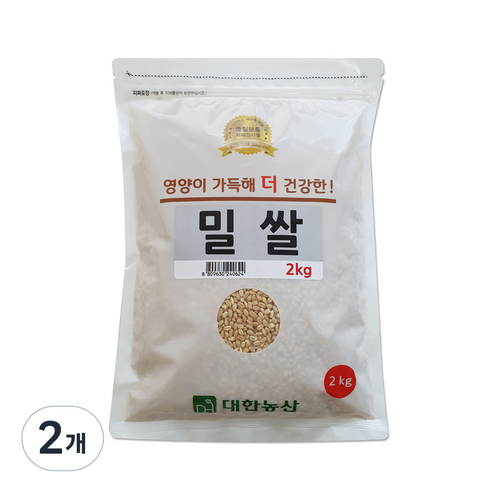 대한농산 밀쌀, 2kg, 2개