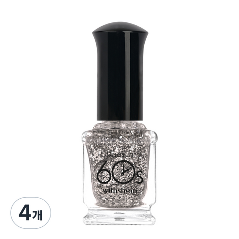 위드샨 60초 매니큐어 9ml, M125 샹들리에, 4개