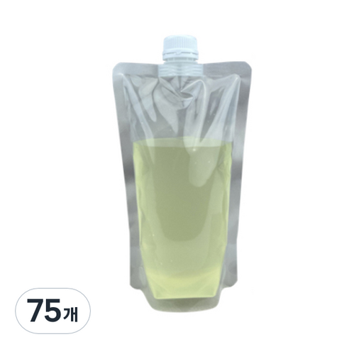 맘스퀴즈 스파우트 음료 파우치 500ml 22mm, 1개입, 75개
