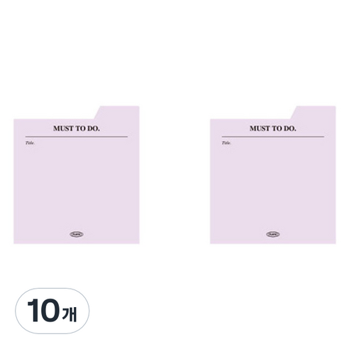 플레픽 모이스트 트레이싱 인덱스 메모지 M, 05 머스트투두, 10개, 1개입