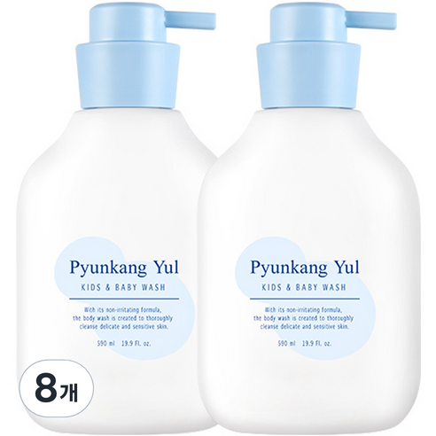 편강율 키즈앤베이비 워시 스위트 오렌지, 8개, 590ml