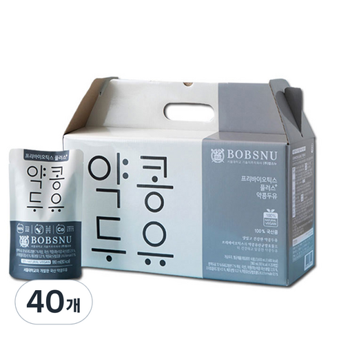 서울대밥스누 프리바이오틱스 플러스 약콩두유, 180ml, 40개