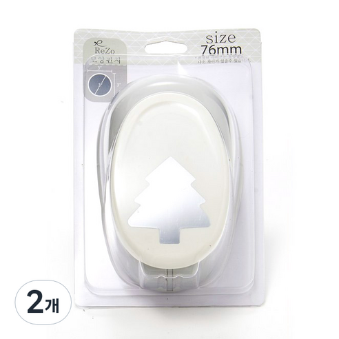포코스 모양펀치 R-76 76mm, 6번 나무, 2개