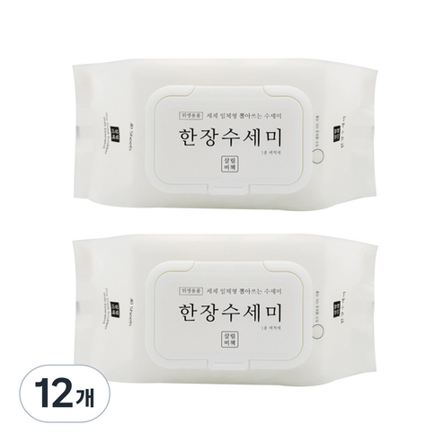살림비책 일회용 뽑아쓰는 세제일체형 한장수세미 40p, 12개