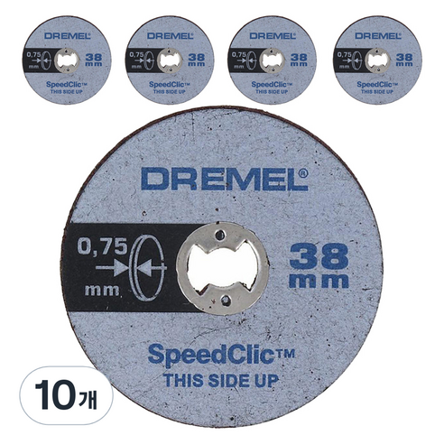 드레멜 EZ Lock 초박형 강화 절단휠 38mm SC409, 10개