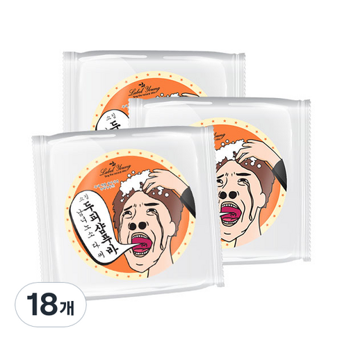 라벨영 쇼킹 두피 샴푸바, 90g, 18개