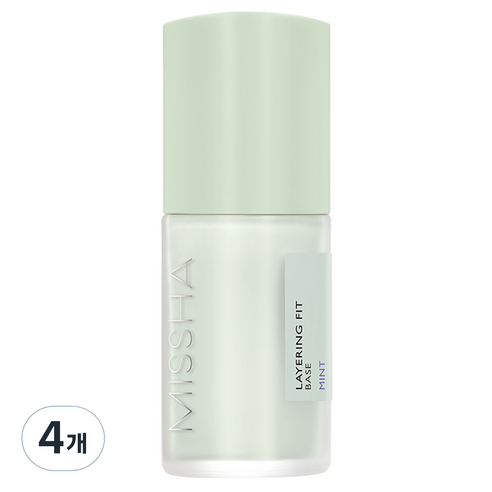 미샤 레이어링 핏 메이크업 베이스 35ml, 민트, 4개