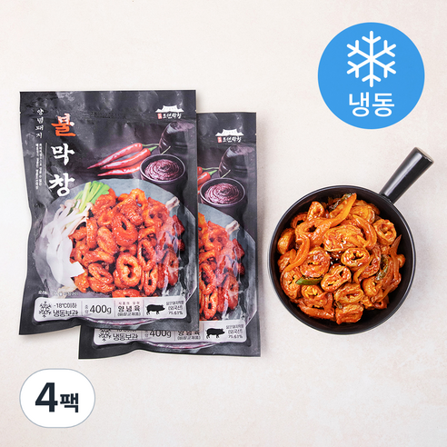 명품조선막창 양념 돼지불막창 (냉동), 400g, 4팩