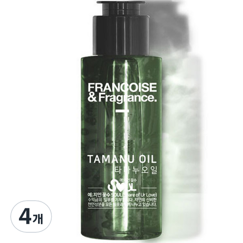 프랑스와즈 타마누 오일 비정제, 50ml, 4개