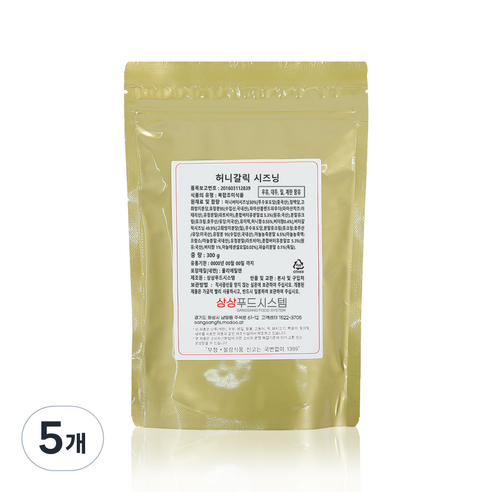 상상시즈닝 허니갈릭 시즈닝, 300g, 5개