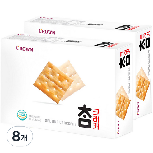 크라운 참크래커, 280g, 8개
