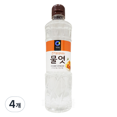 청정원 물엿, 700g, 4개