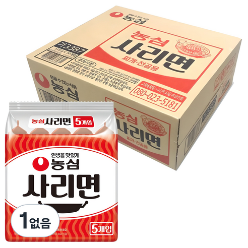 농심 사리면 110g, 60개