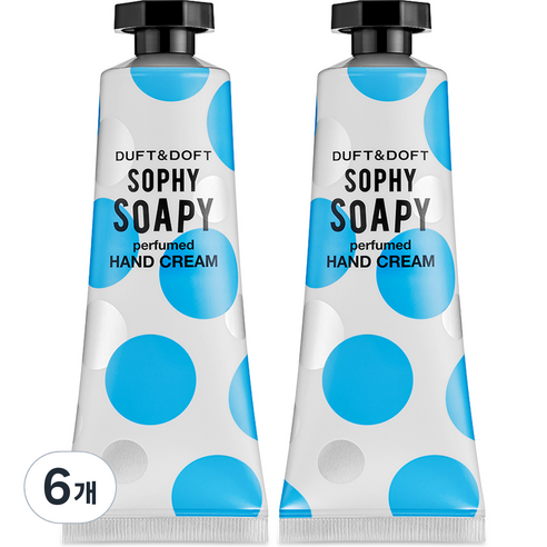 더프트앤도프트 소피소피 퍼퓸드 핸드크림, 75ml, 6개