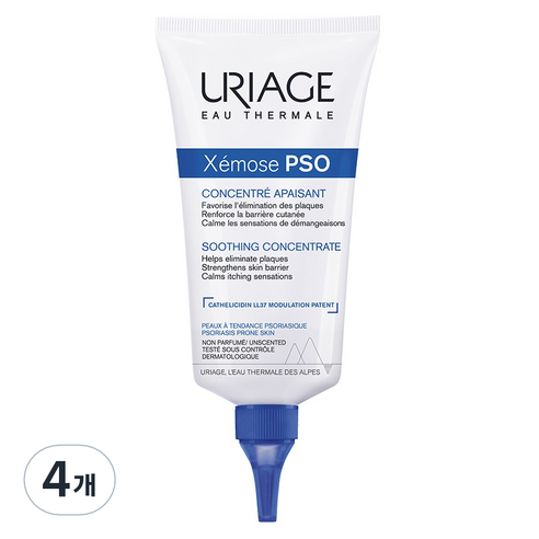 유리아쥬 제모스 PSO 크림, 150ml, 4개