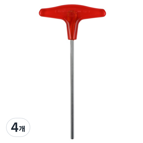 썬키 T형 육각렌치 5 x 152 mm ST-5, 4개