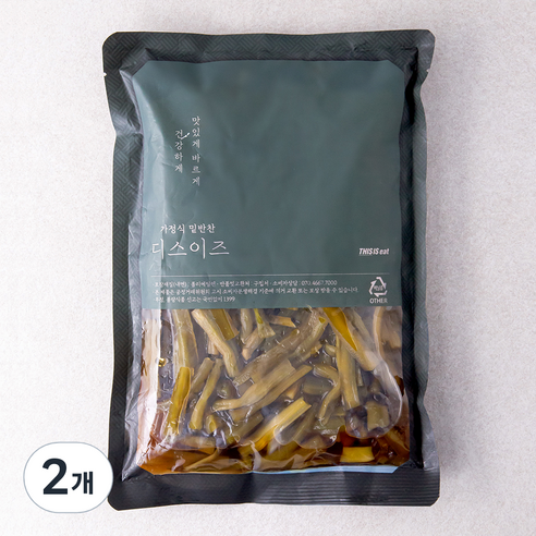 디스이즈 맛궁채 줄기상추, 1kg, 2개