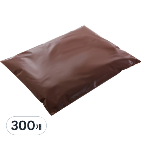 HDPE 접착 택배봉투 브라운, 300개