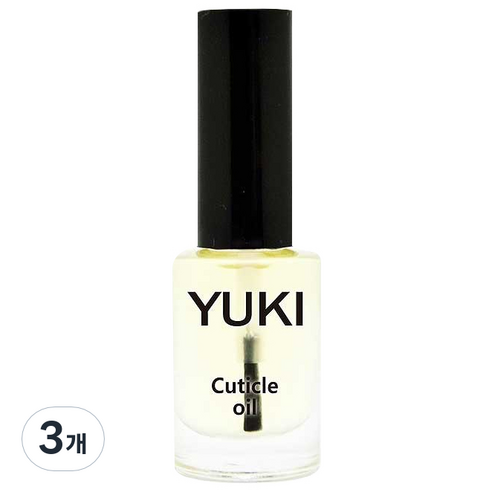 유키 큐티클 오일, 5ml, 3개