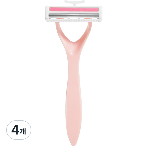 하이어리 휴대 제모 여성용 면도기, 1개입, 4개
