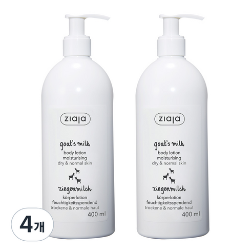 지아자 산양유 바디로션, 400ml, 4개