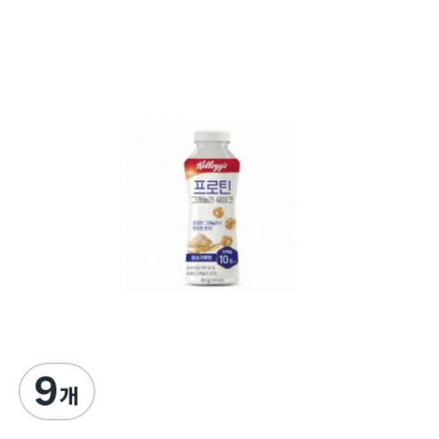 켈로그 프로틴 그래놀라 쉐이크 미숫가루맛, 50g, 9개