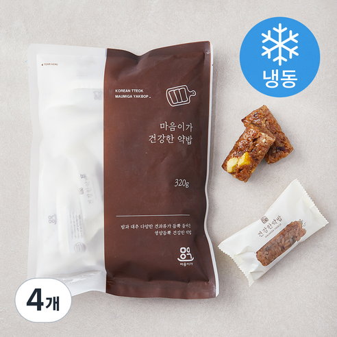 마음이가 건강한 약밥 8개입 (냉동), 320g, 4개
