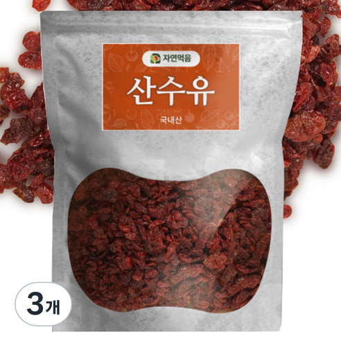 자연먹음 국내산 건조 산수유, 200g, 3개