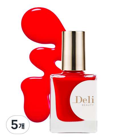델리뷰티 루어 인 비비드, RD101 비비드 레드, 10ml, 5개