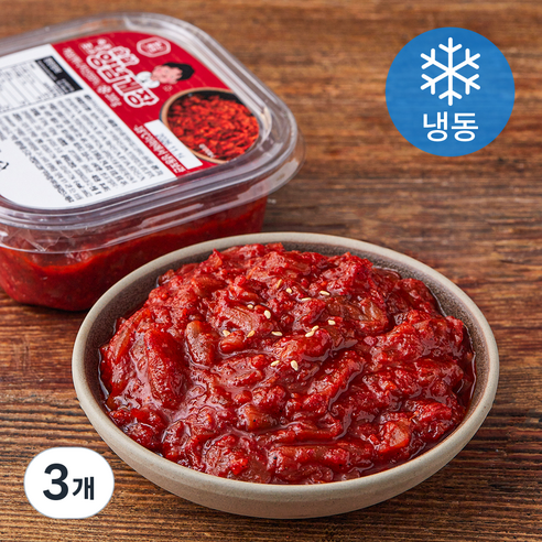 훈이네 순살 양념게장 (냉동), 200g, 3개