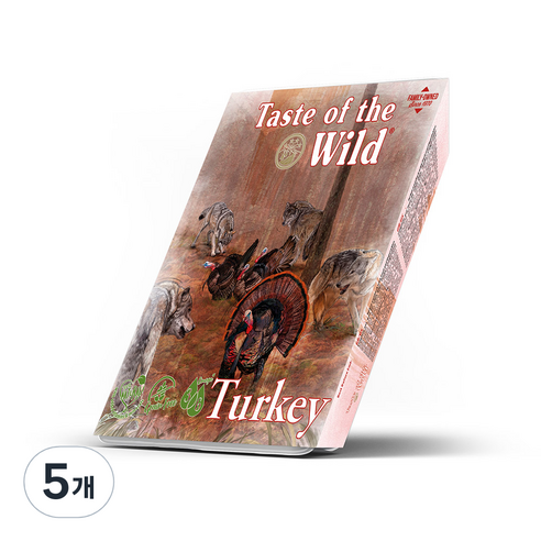 토우 트레이 그레인프리 강아지 주식캔, 칠면조 앤 오리, 390g, 5개