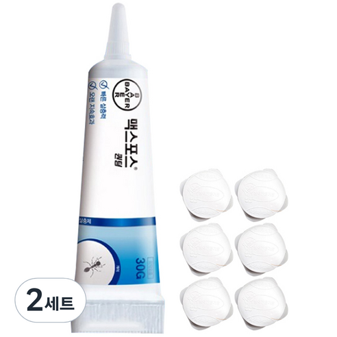 바이엘 맥스포스 퀀텀 개미약 30g + 먹이캡 6p, 2세트