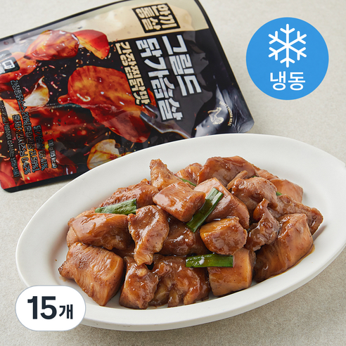한끼통살 그릴드 닭가슴살 간장찜닭맛 (냉동), 100g, 1개입, 15개