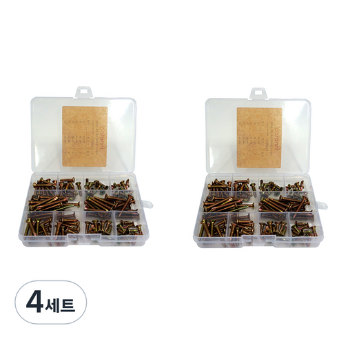 접시머리 직결나사 6종 세트 502-1, 4세트