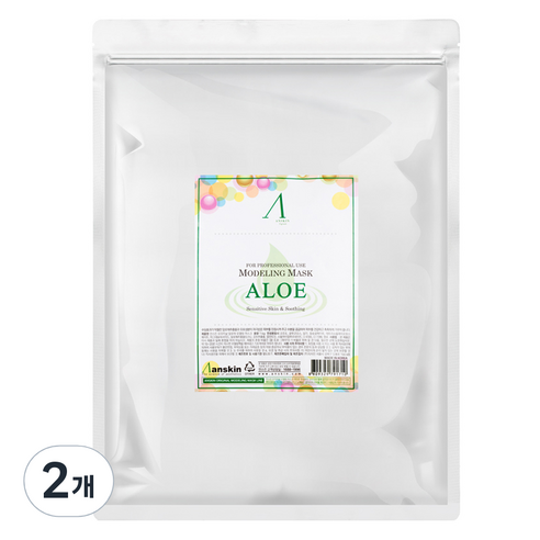 안스킨 오리지날 알로에 모델링팩 1kg, 2개, 1개입