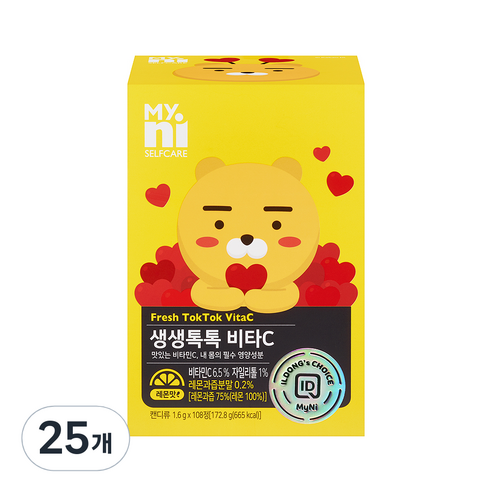 마이니 생생톡톡 비타C, 108정, 25개