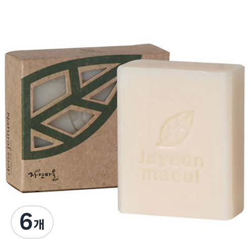 자연마을 콜라겐비누, 80g, 6개