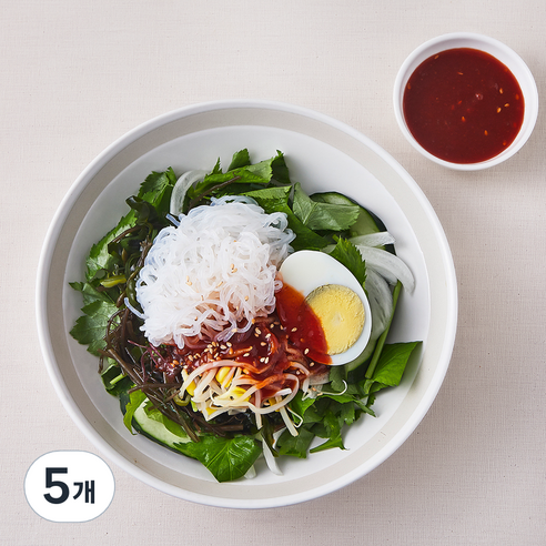 정미경키친 바로만든 실곤약 해초비빔국수, 470g, 5개