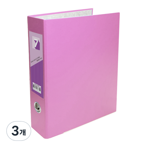 투코비 도노 D링 바인더 3공 A4 7cm, 보라, 3개