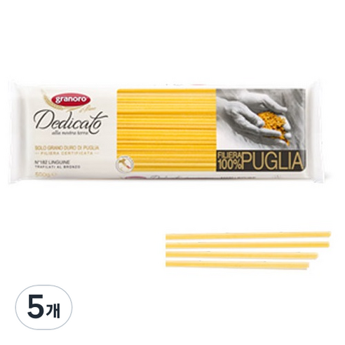 그라노로 데디카토 링귀네 3, 500g, 5개