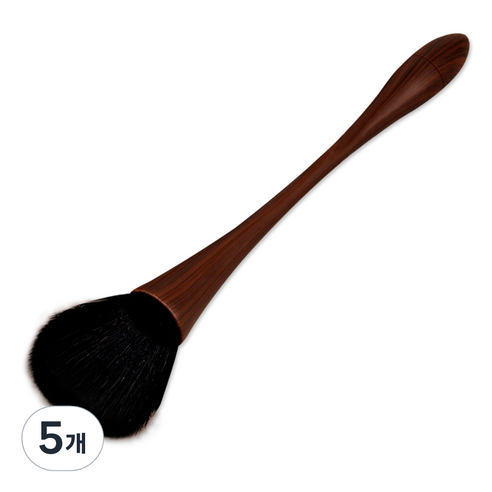 메이브라운 네일 고급 더스트브러쉬, 블랙, 5개
