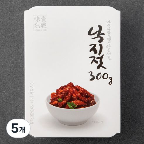 낙지젓, 300g, 5개