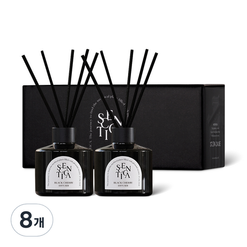 센티카 오브제 디퓨저, 01 블랙체리, 200ml, 8개